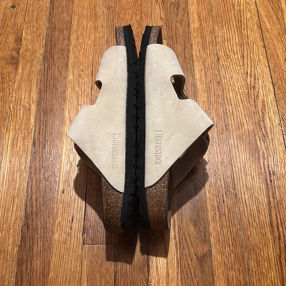 Birkenstock Arizona Big Buckle Tan Leather US 7 - Picture 3 of 4